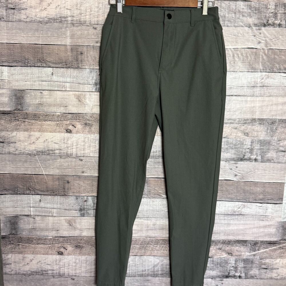 Cuts Clothing AO Jogger Pants 2.0 Mens Small Green Tapered Stretch Preppy